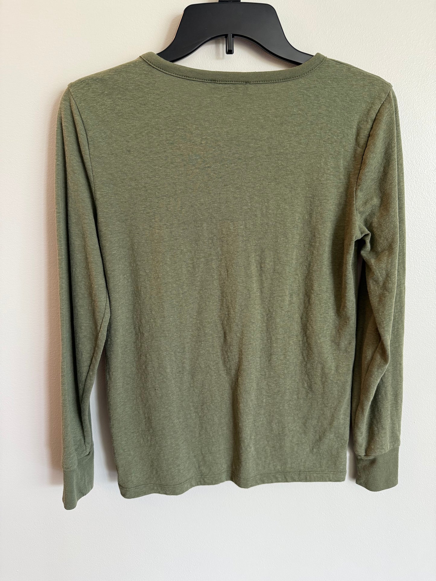 #173-J.Crew women's henley size S