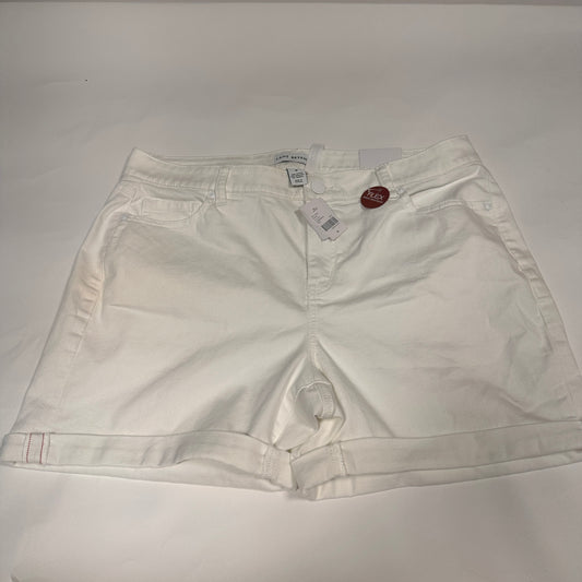 #4 lane bryant white shorts, new size 16