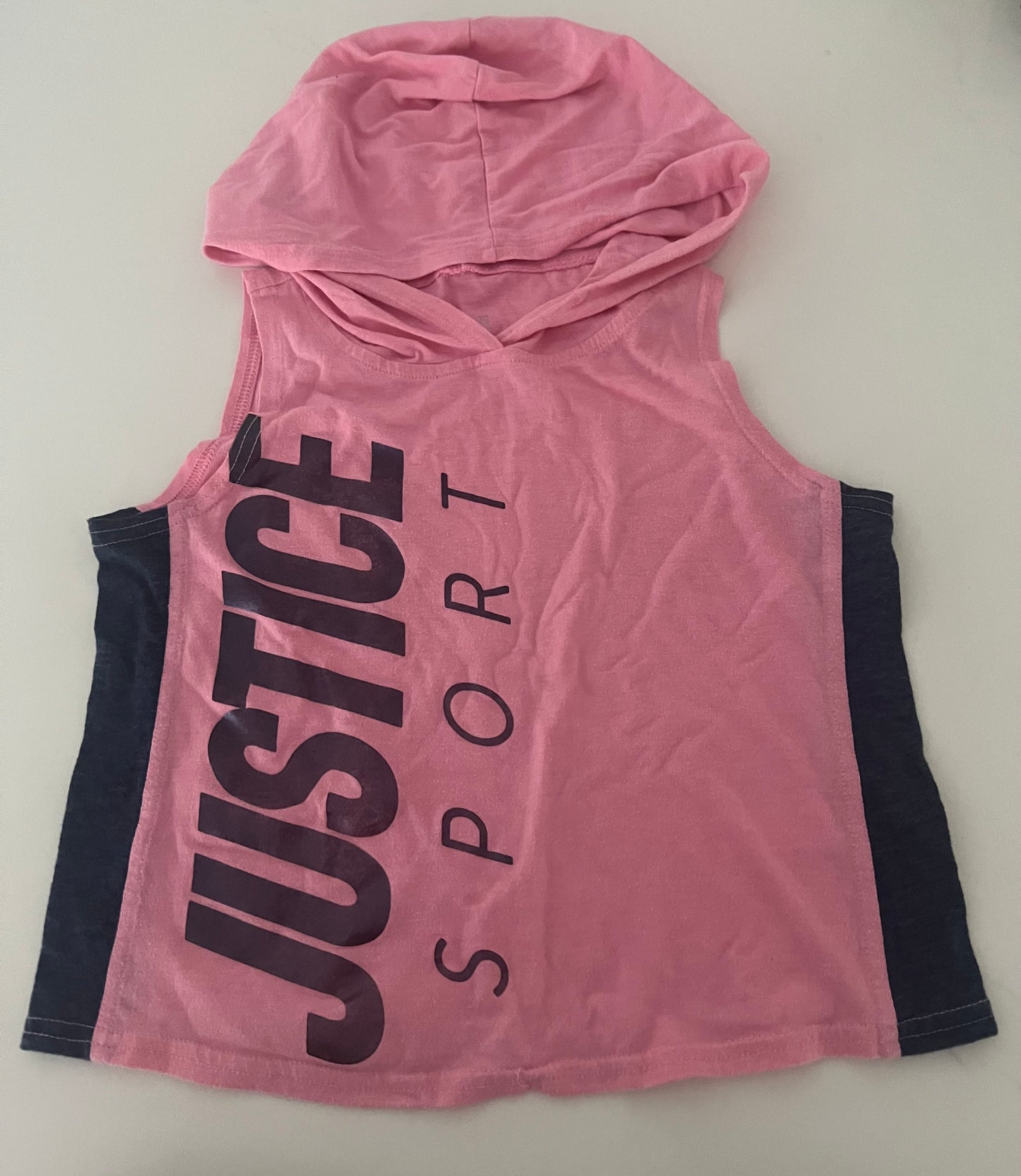 Justice Sport Hooded sleeveless top - Girls 10