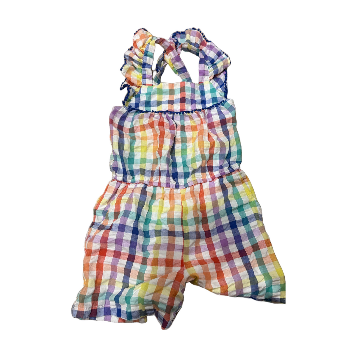 77 - Cat & Jack sz 5 Rainbow Romper