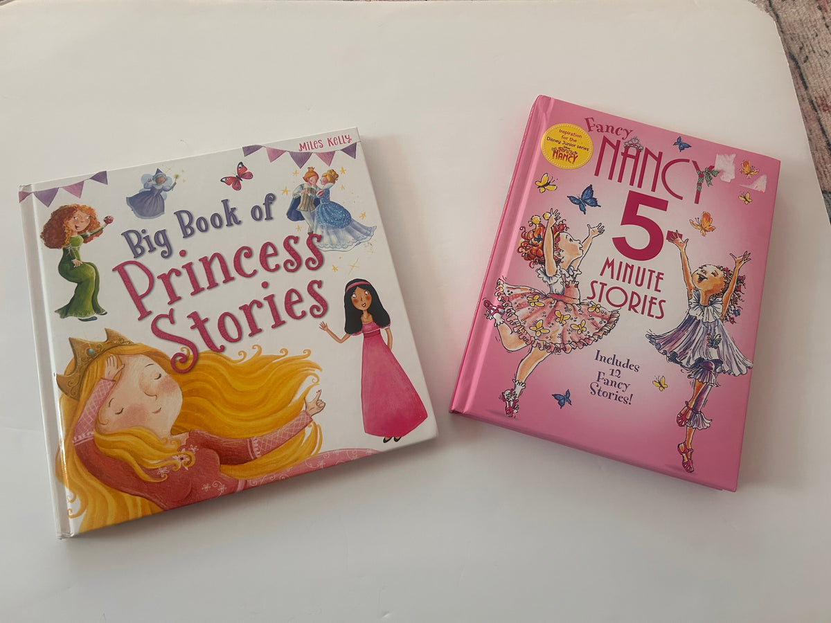 #56 Princess stories and Fancy Nancy book- sold as a set