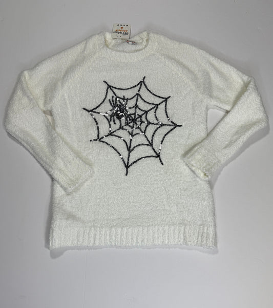 Women's Size Medium Spider Web Sweater NEW