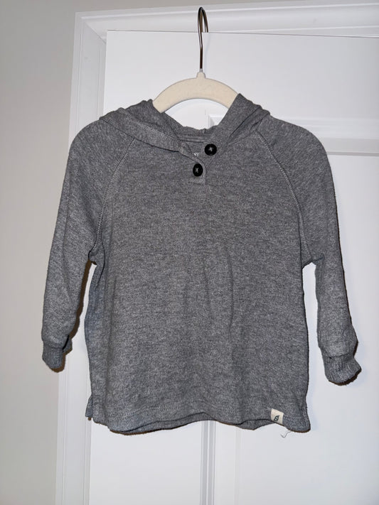 Seller 106: *Reduced* 12m Easy Peasy Gray Hoodie