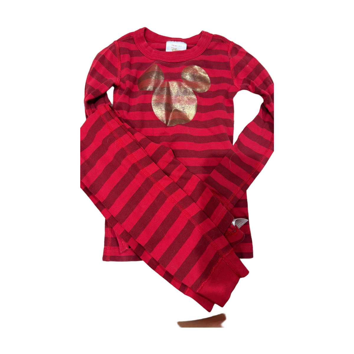 77 - Hanna Andersson sz 6 Gold mickey hanna jams