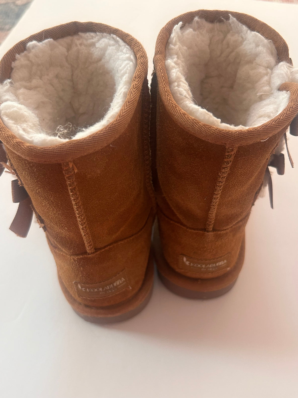 #56 UGGs Koolaburra boots with bows girls size 1