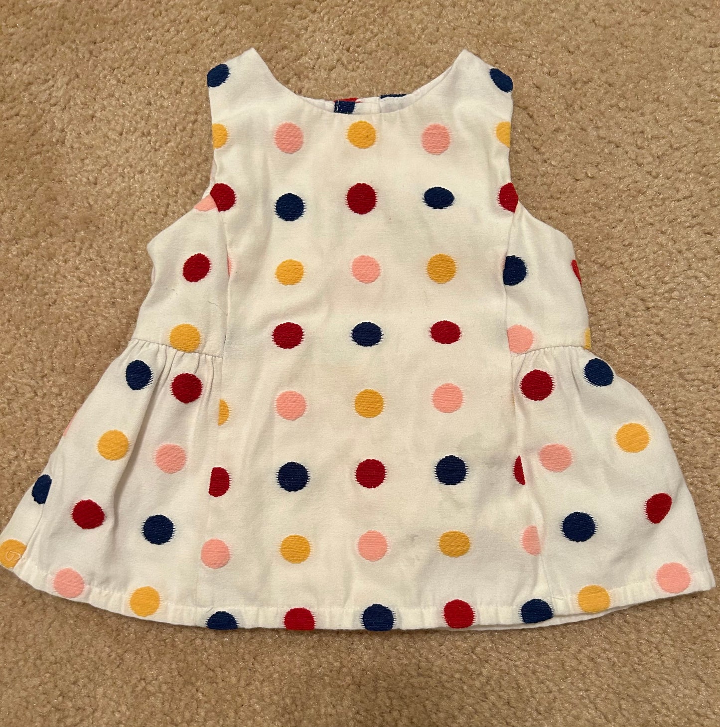 Genuine Kids 2t Primary Color Tank (Buttons along back)