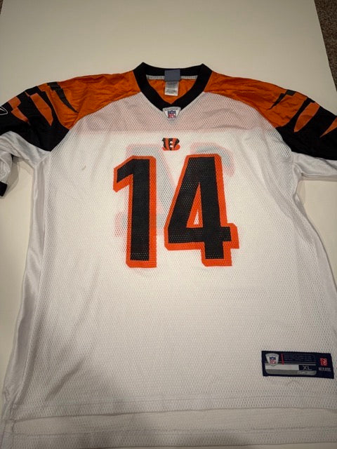 #9 -  NFL RBK Authenic -  Bengals Andy Dalton Jersey #14 Mens SIZE  XL