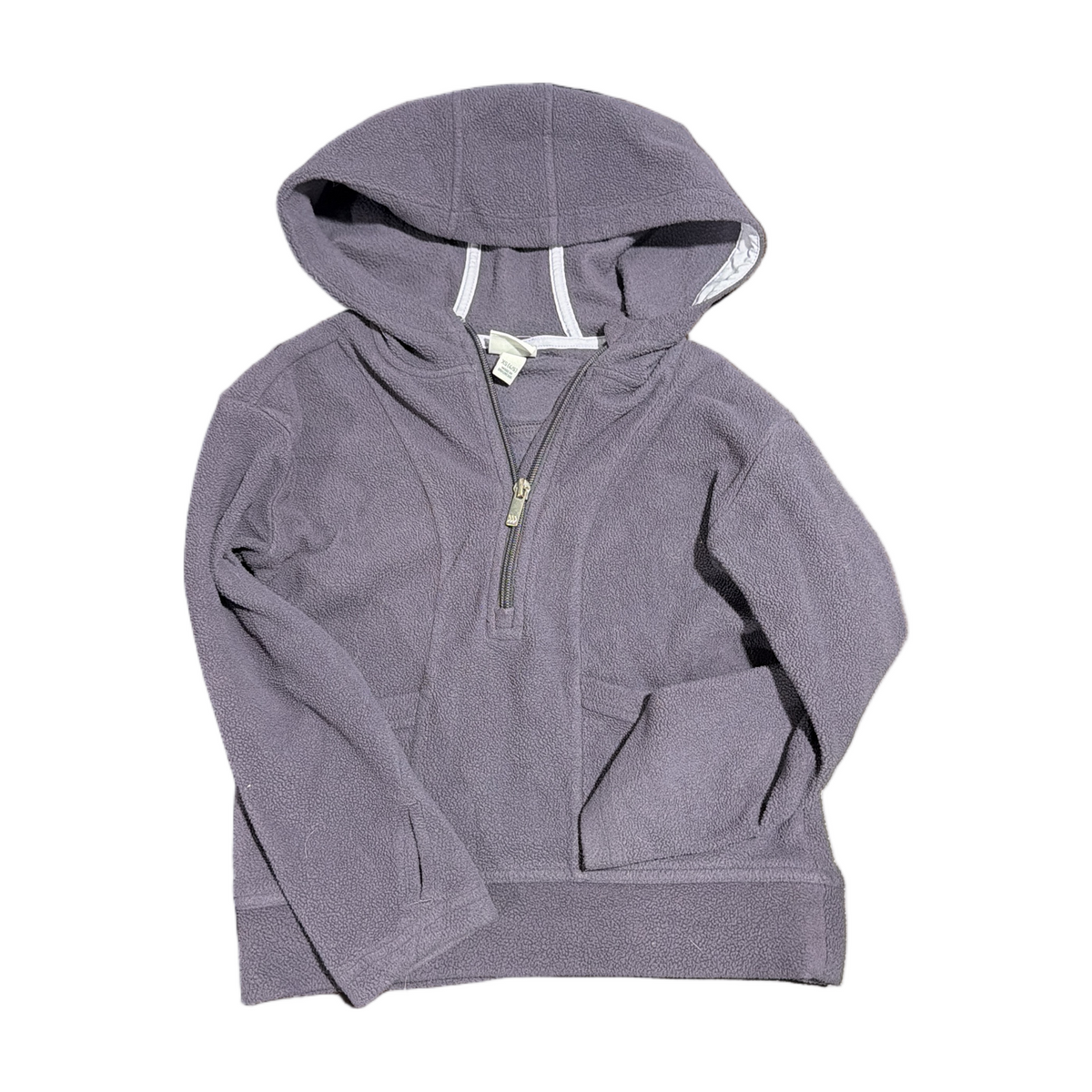 77 - All in Motion XS 4/5 quarter zip ** eggplant purple color