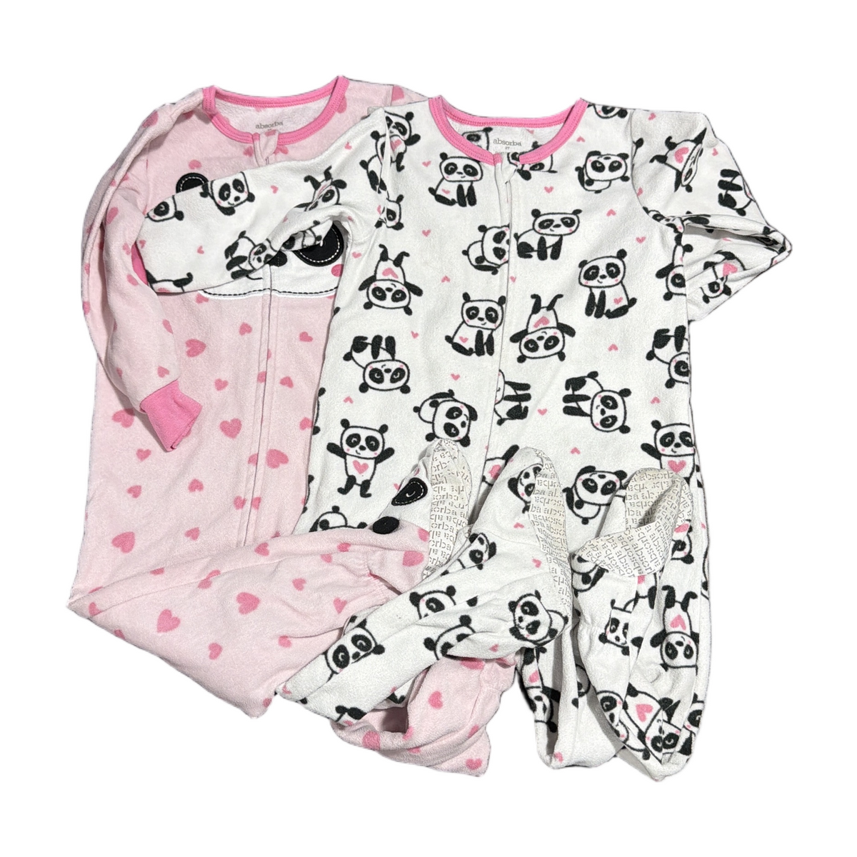 77 - 2T Panda fleece set