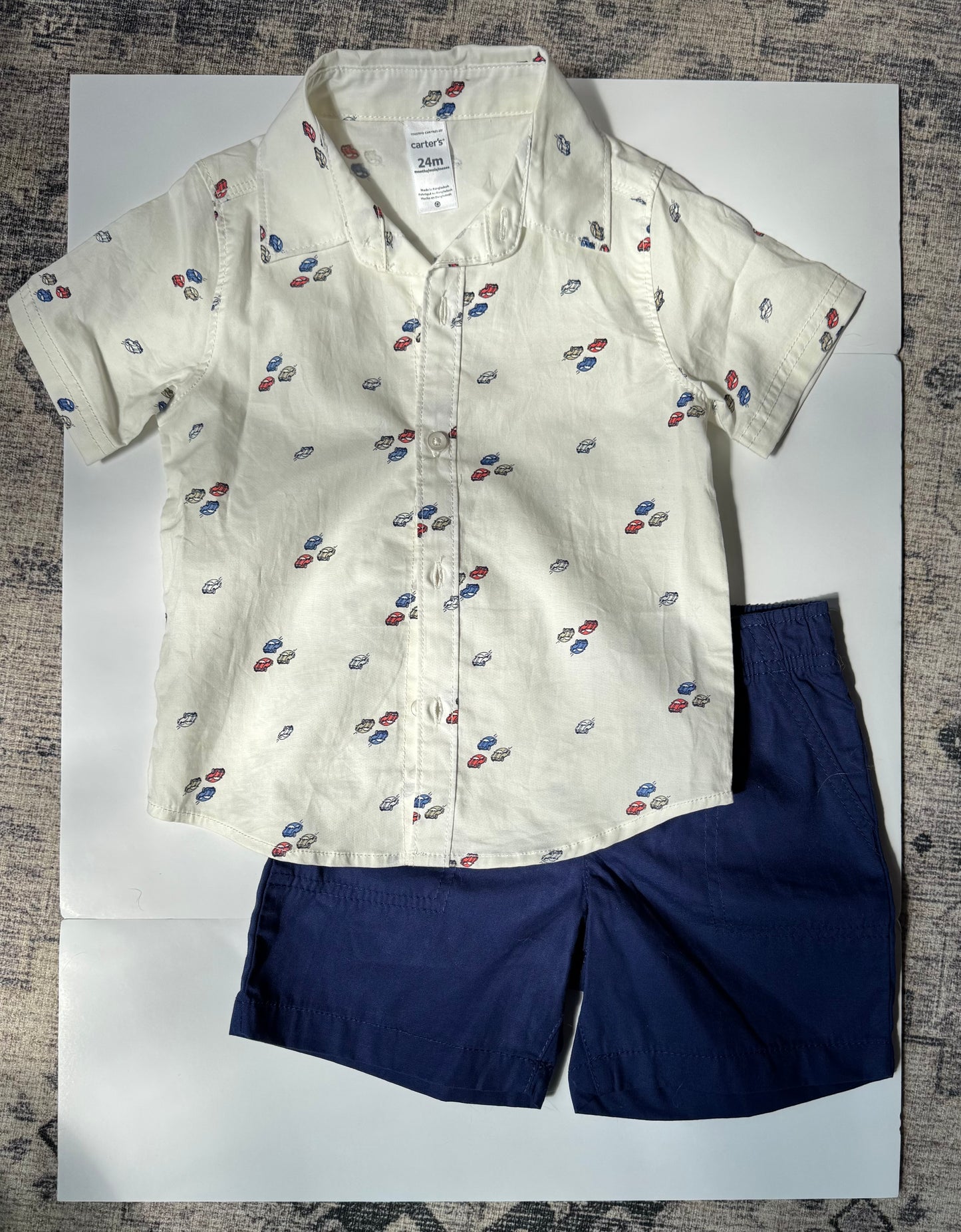 Seller #126 Carters 24 Month Boys 2-piece Cotton Top & Short Set
