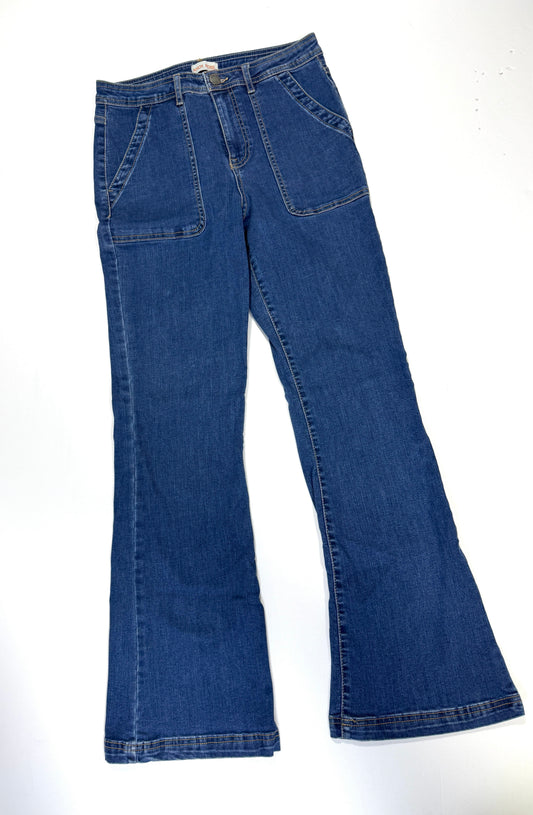 155 Women'ss Knox Rose Size 8 High Rise Flare Jeans