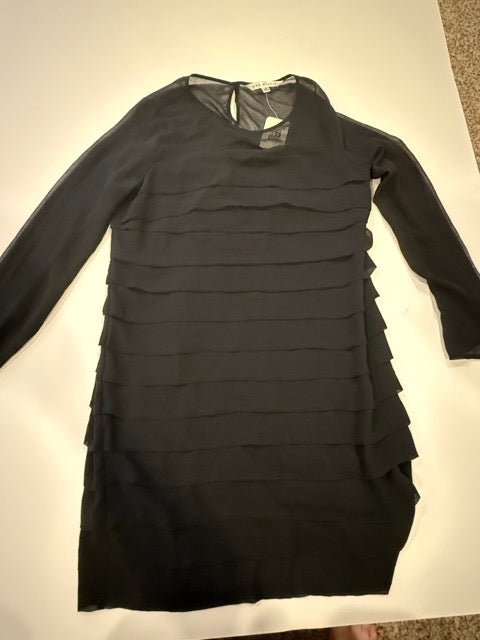 #9 -  Max Studio -  Black Long Sleeve (Sheer) Dress Women's SIZE  S