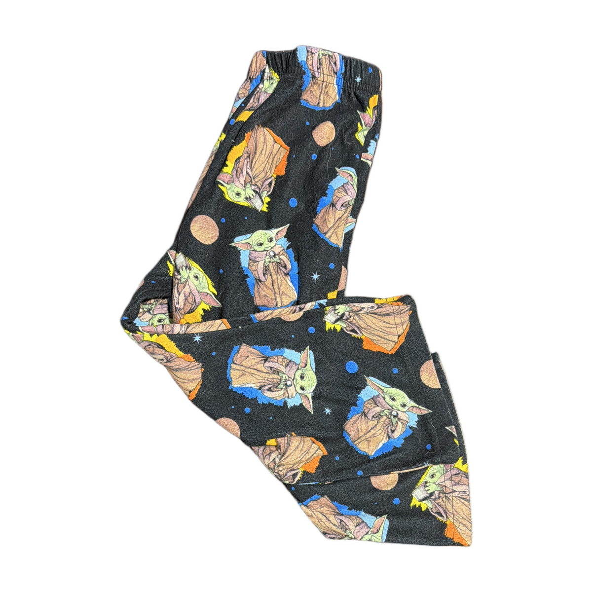 77 -  Baby Yoda sz 4 flannel pants (match in 6)
