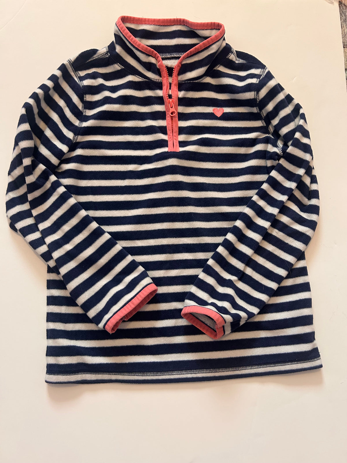 #56 Carters girls size 7 fleece pullover top