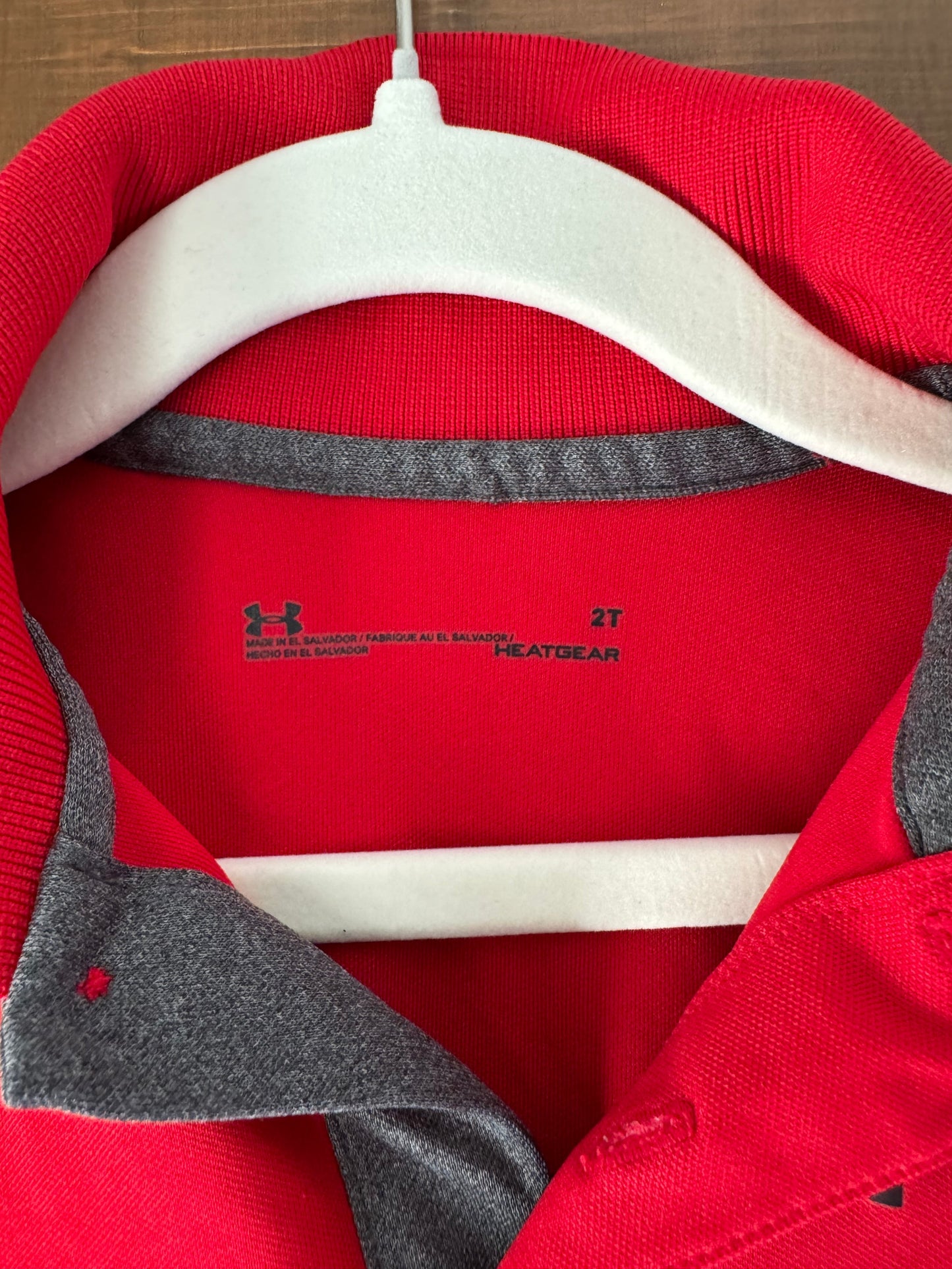 Seller #126 Under Armor Boys 2T Red Polo Shirt