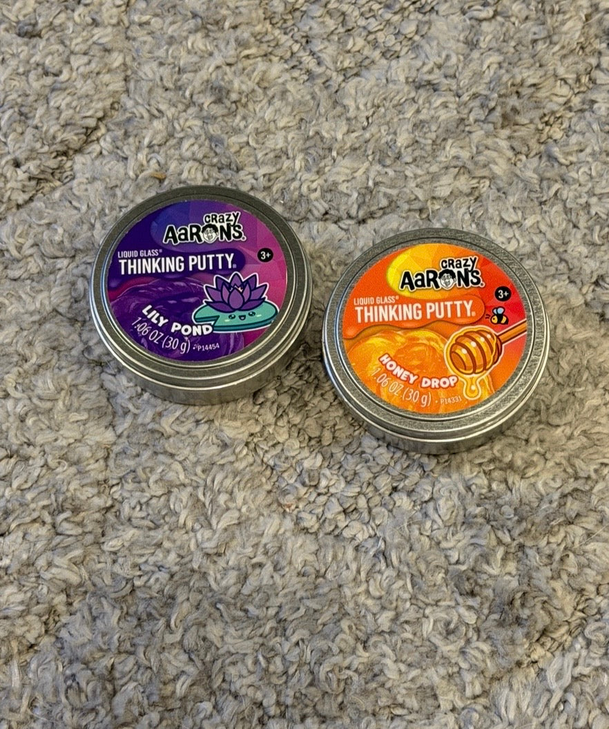 16 - Aaron's Thinking Putty NIB - 2 Pack