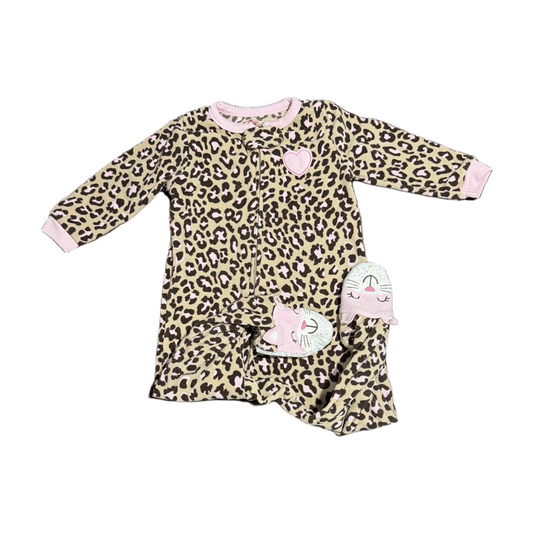 77 - 12 mo cheetah fleece