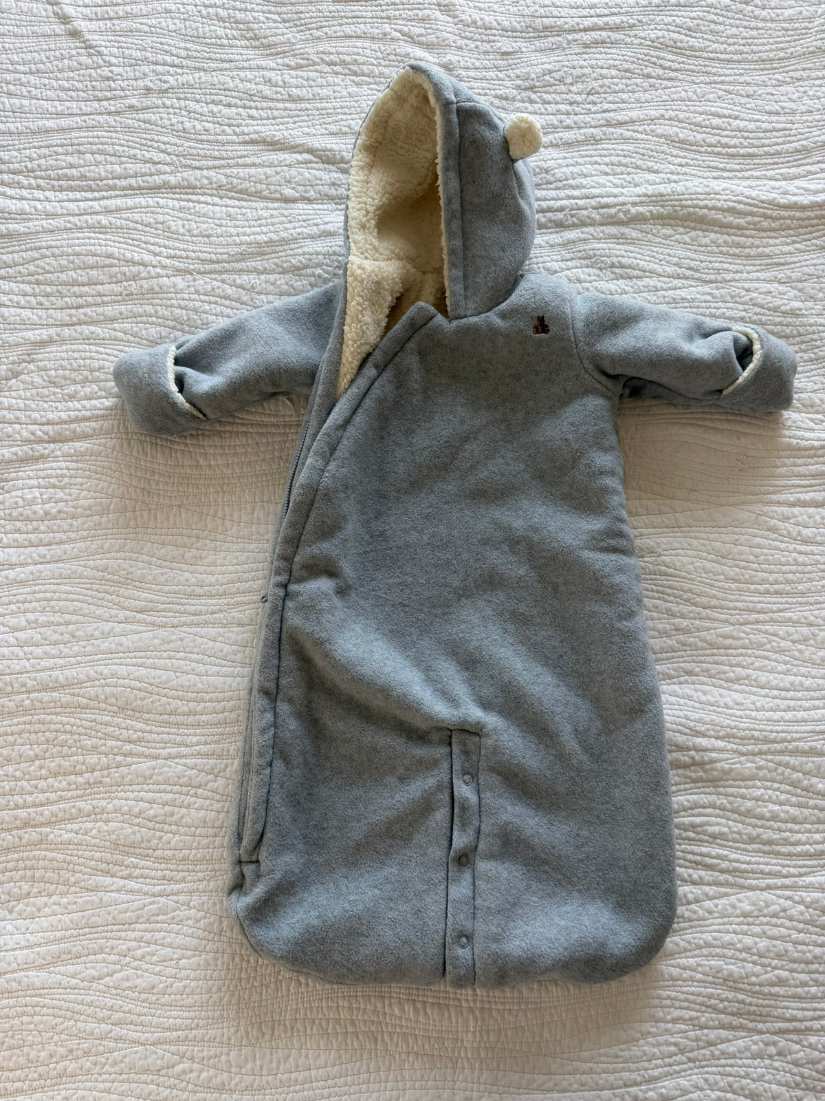 #49 Baby Gap 0-3 month bunting suit
