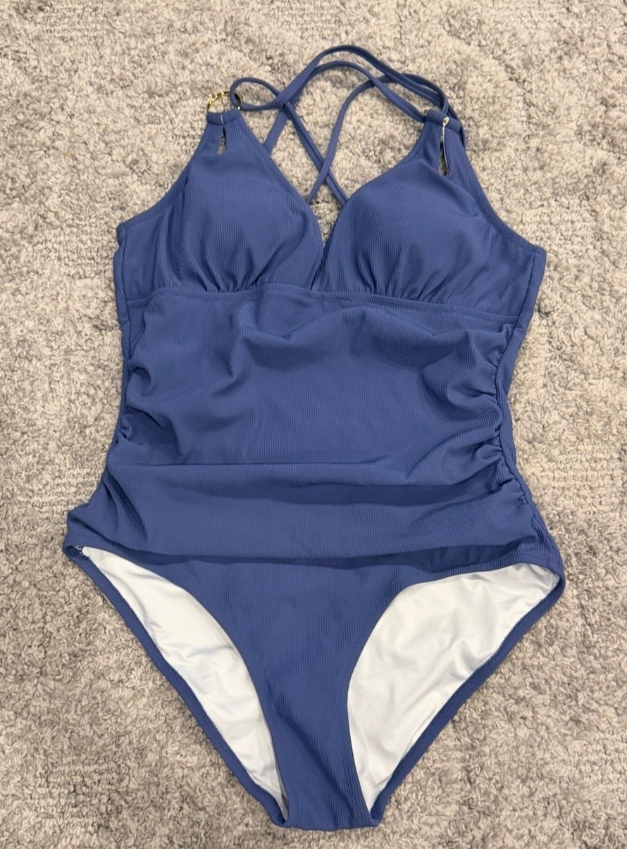 16 - Pink Blush Maternity Bathing Suit - XL **NWT**