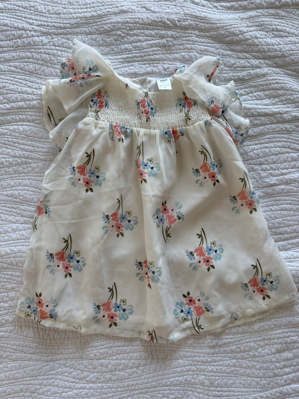 #49 Carters 18 month girls dress NWT