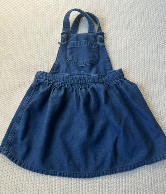#93 Cat & Jack Denim Jumper Girls 2T