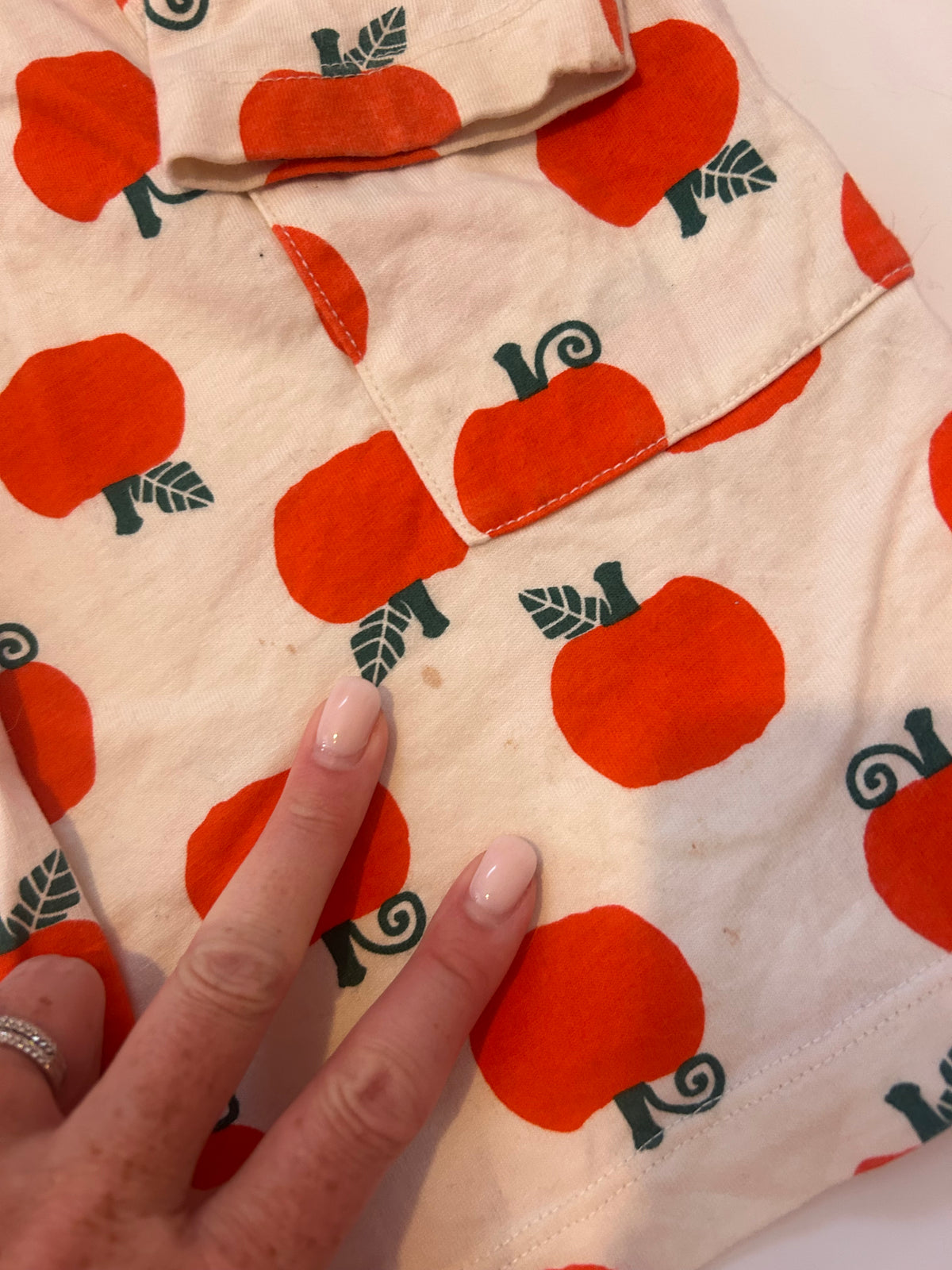 #56 Hanna Andersson size 6-7 pumpkin dress