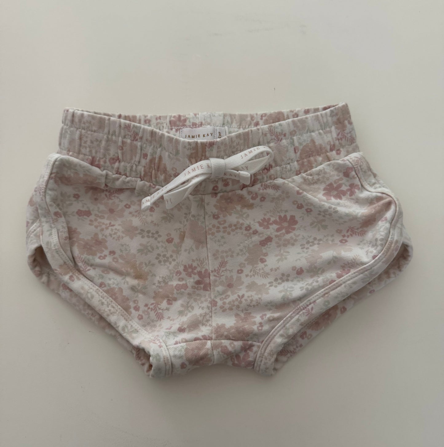 *reduced* #117, Girls 4T, Jamie Kay cream floral print shorts, GUC