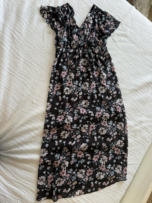 #49 Motherhood large maternity maxi dress