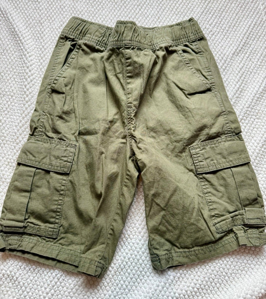 136 EUC olive green cargo shorts childrens place 10