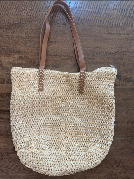 Seller #8 REDUCED straw beach bag