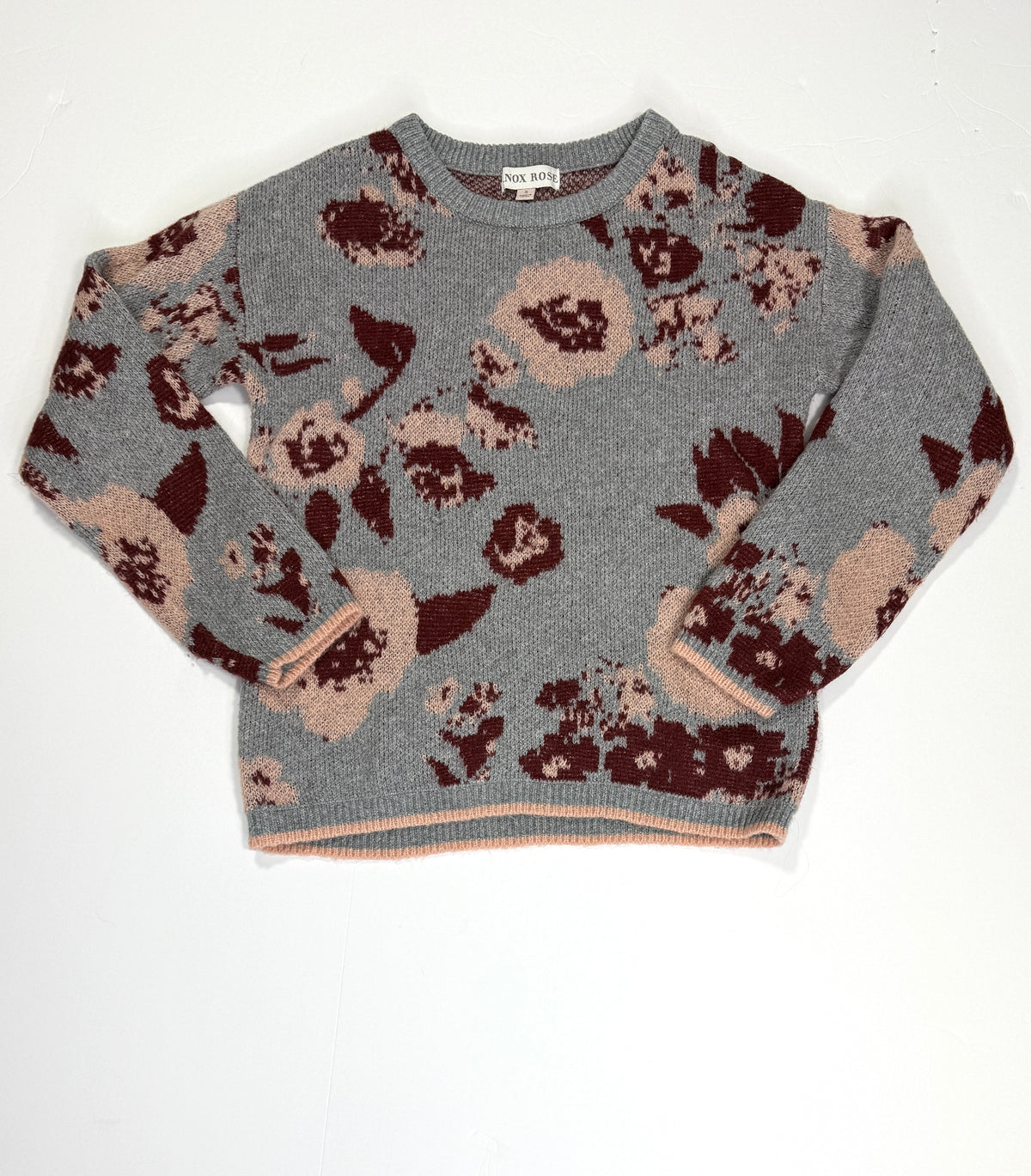 155 Women's Size Small Knox Rose Floral Sweater