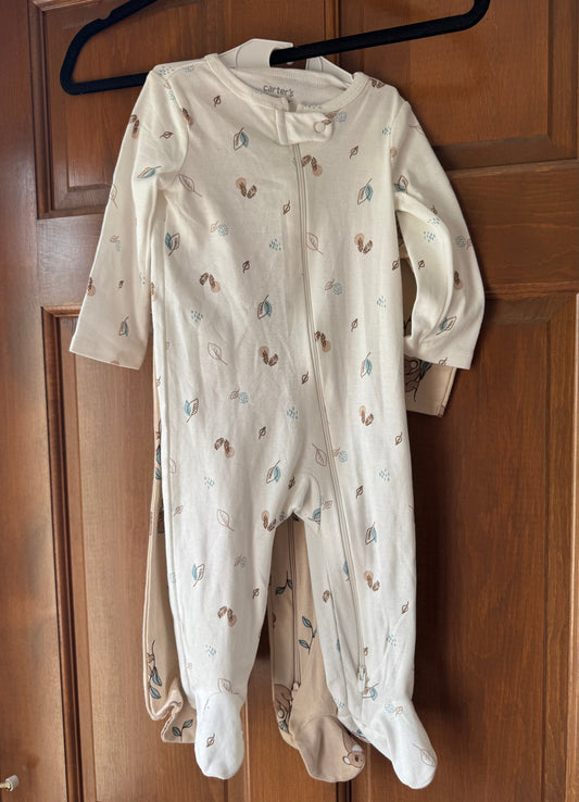 Seller #126 Carter's 9 Month Two Way Zipper Sleeper Set - New with Tags - REDUCED