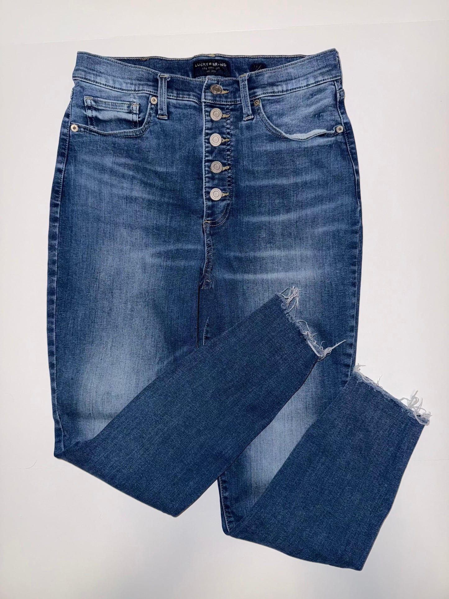 Seller 106: Womens 10 Lucky Brand Ankle Jeans (Raw Hem Bottom)