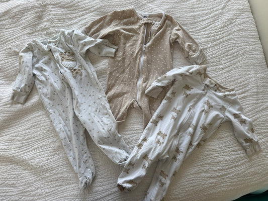 #49 Gerber neutral 9 month onesies