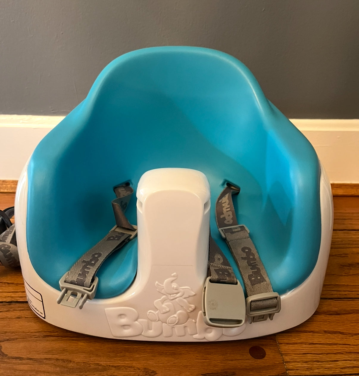 #173-Bumbo multi seat chair with tray--Blue