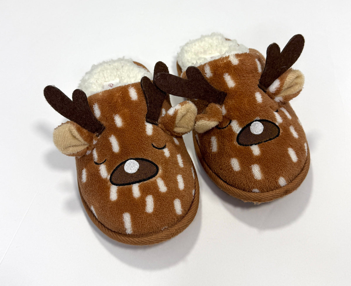 155 Reindeer Slippers Youth S/M