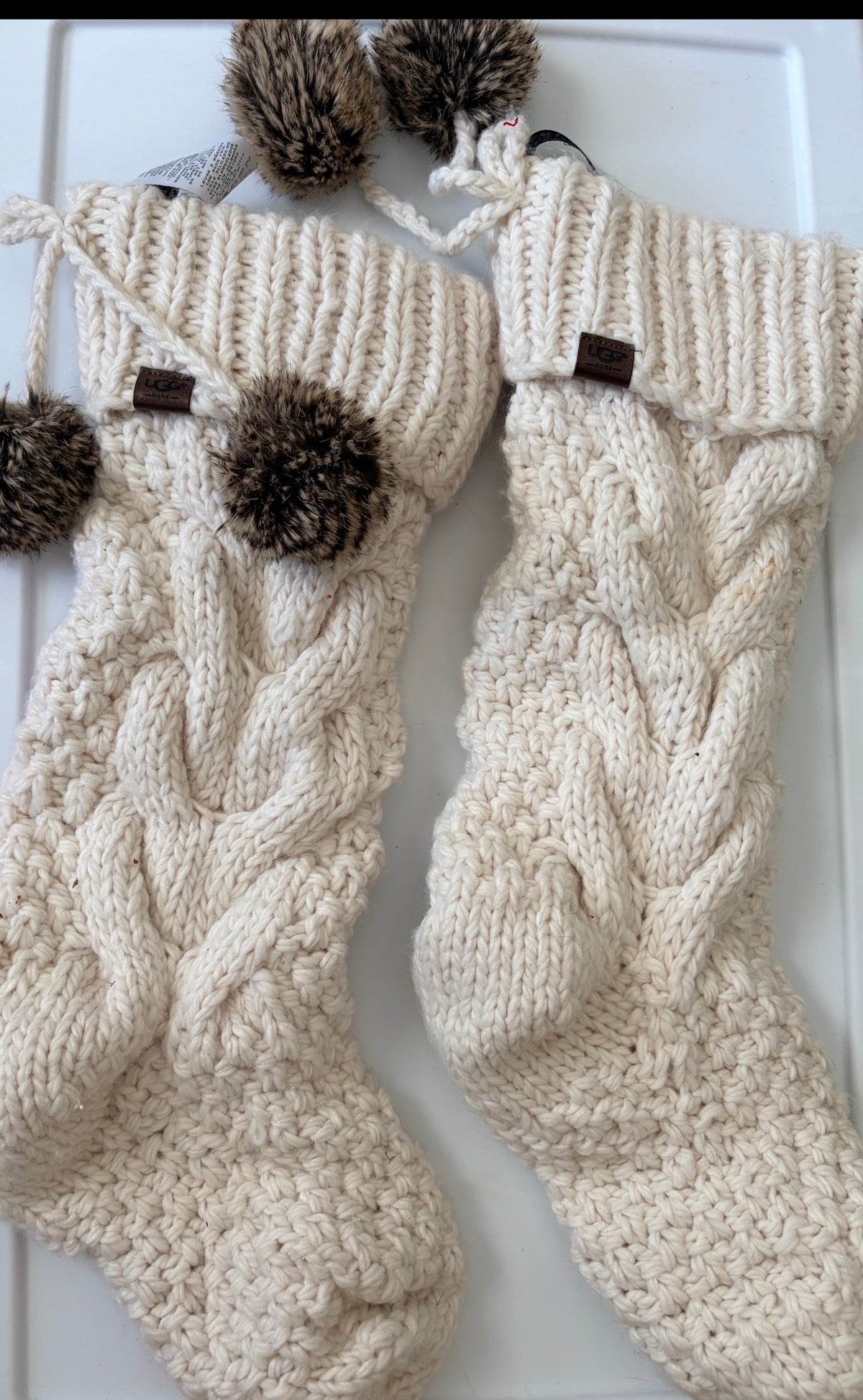 #35 Ugg knit Christmas stockings