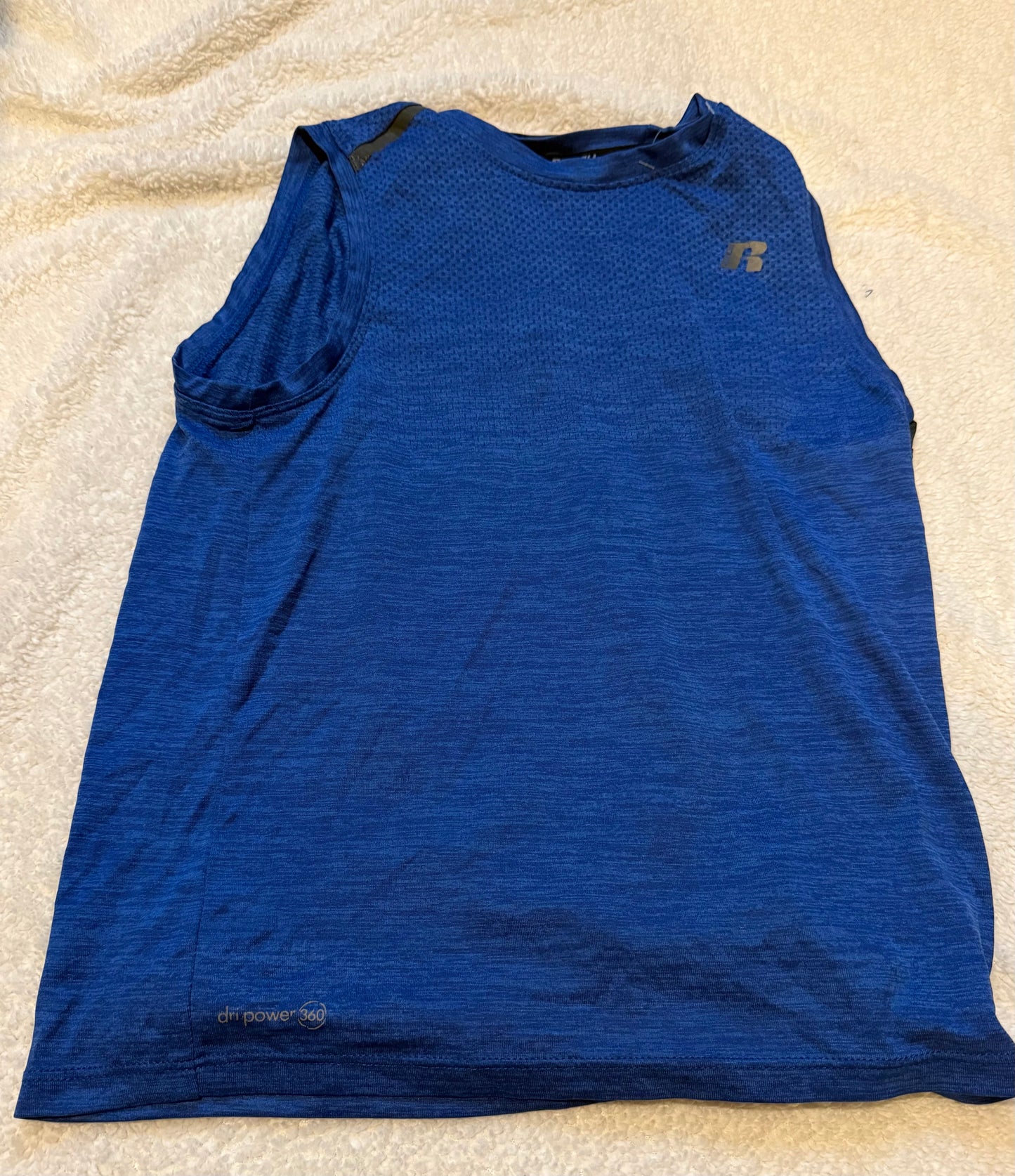 136 EUC Boys Athletic Muscle shirt LG 10/12