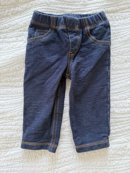#49 Carters 9 month neutral jeans