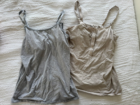 #49 size large nursing tanks