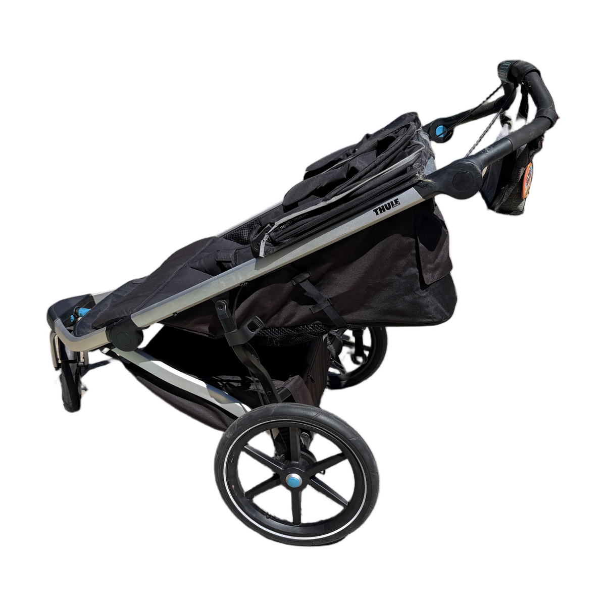 77 - Thule Double Stoller Urban Glide 2 ** see description for more photos Used Good Condition