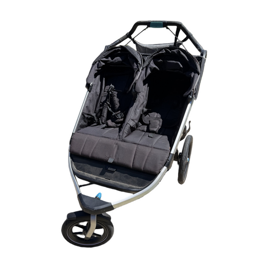 77 - Thule Double Stoller Urban Glide 2 ** see description for more photos Used Good Condition