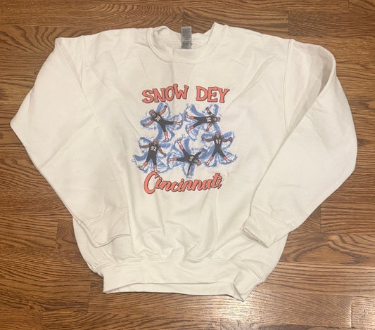 #41 |  YL Bengals Snow “Dey” Crewneck Sweatshirt, worn once