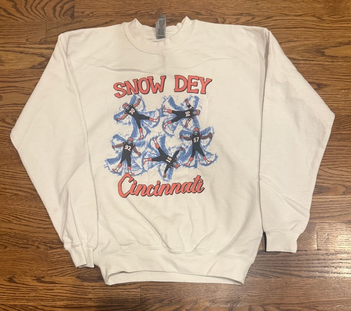 #41 |  YL Bengals Snow “Dey” Crewneck Sweatshirt, never worn