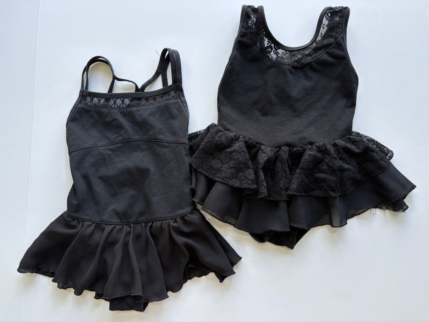 Seller #105 - Size 2-4T Black Leotard Bundle GUC - see photos