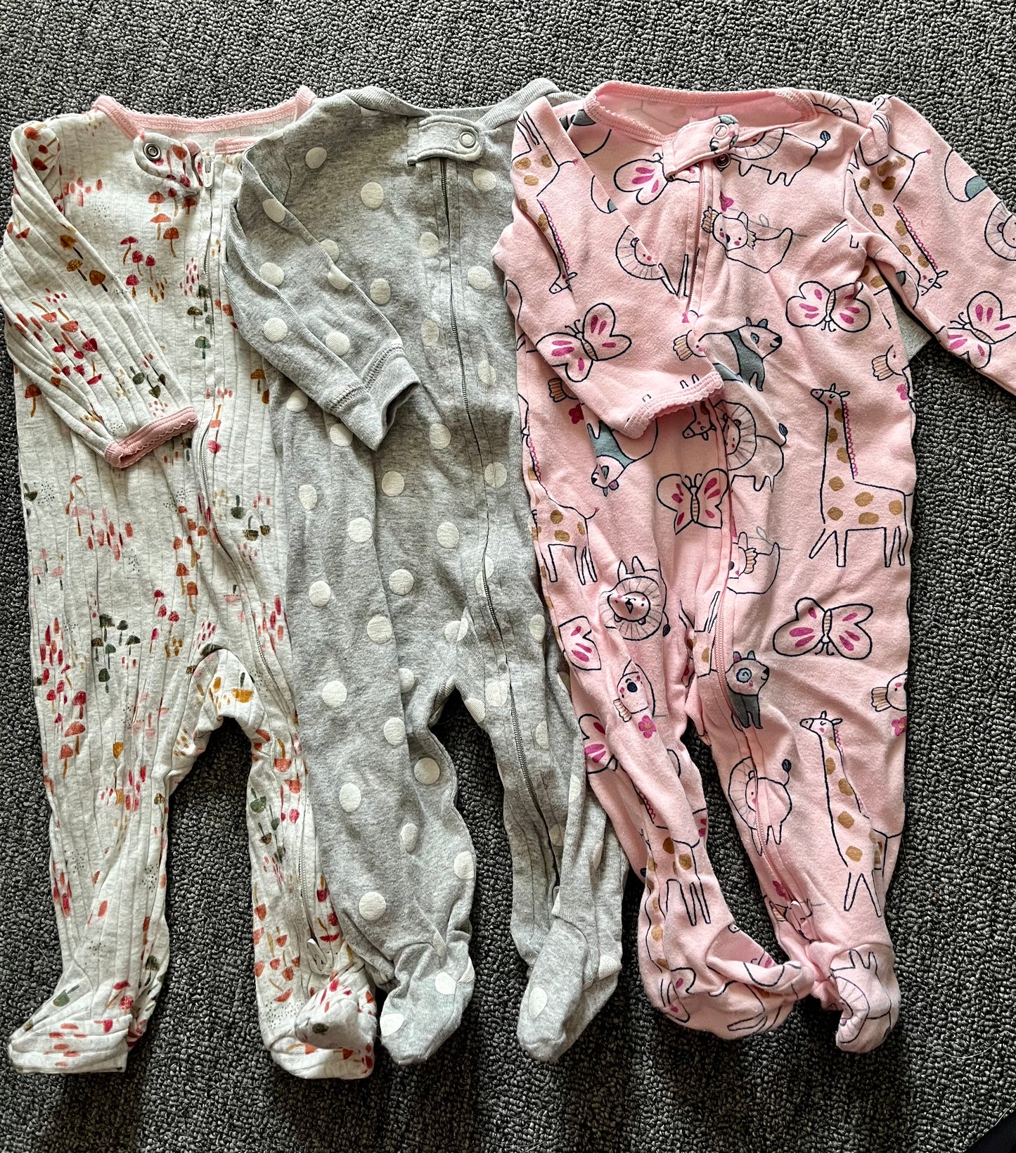Carters girls 6 month sleeper bundle