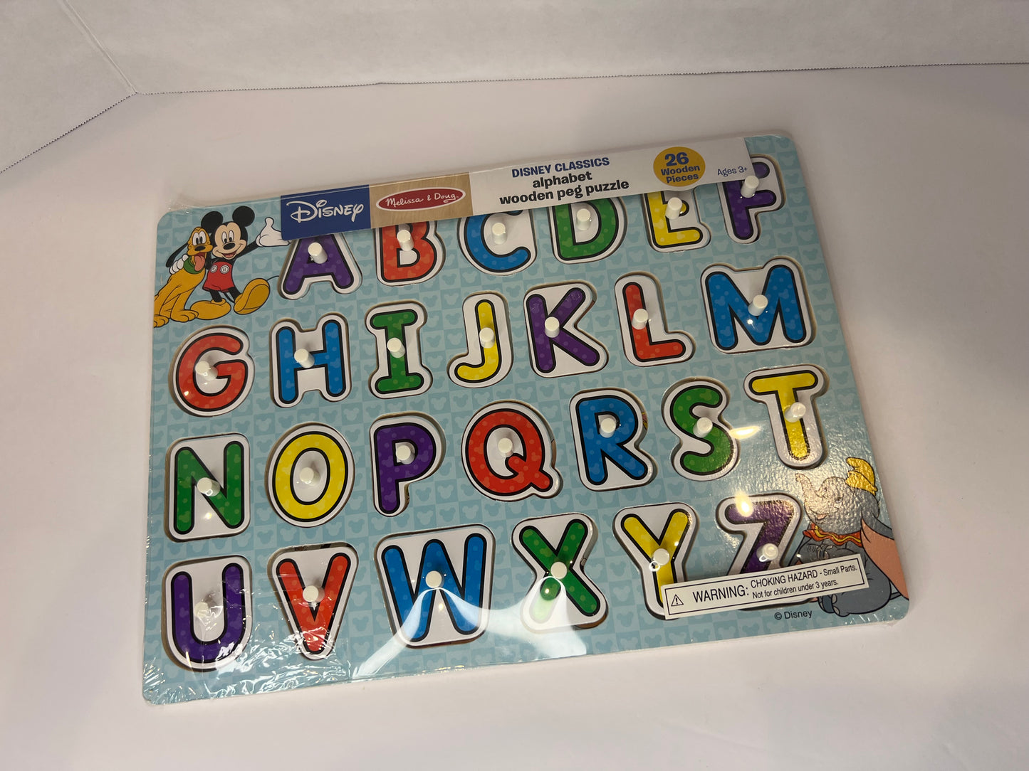 #156 NWT Disney Melissa and Doug alphabet puzzle