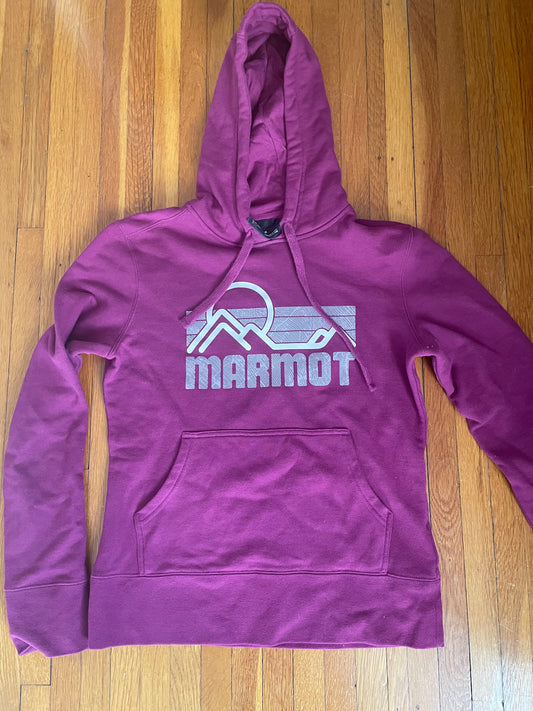 #127 Marmot Magenta Hoodie Women's S