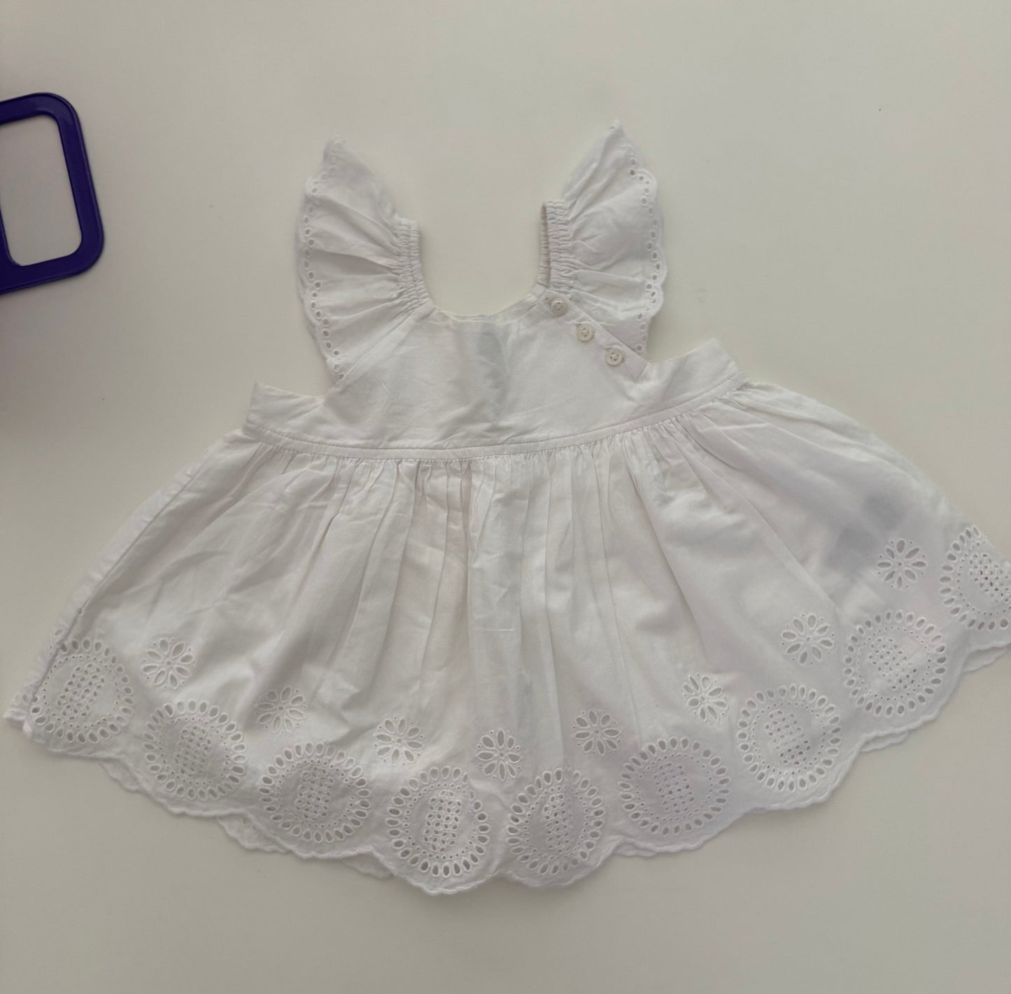 *reduced* #117, Girls 4T, Gap white eyelet top, New