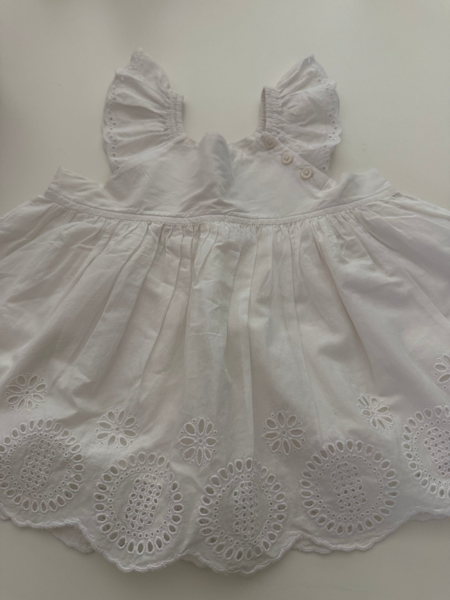 *reduced* #117, Girls 4T, Gap white eyelet top, New